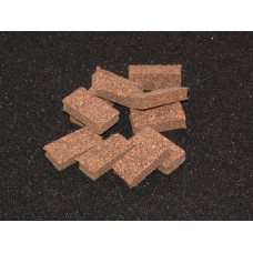 3/16" Cork Wedges Die Cut (10 pack)